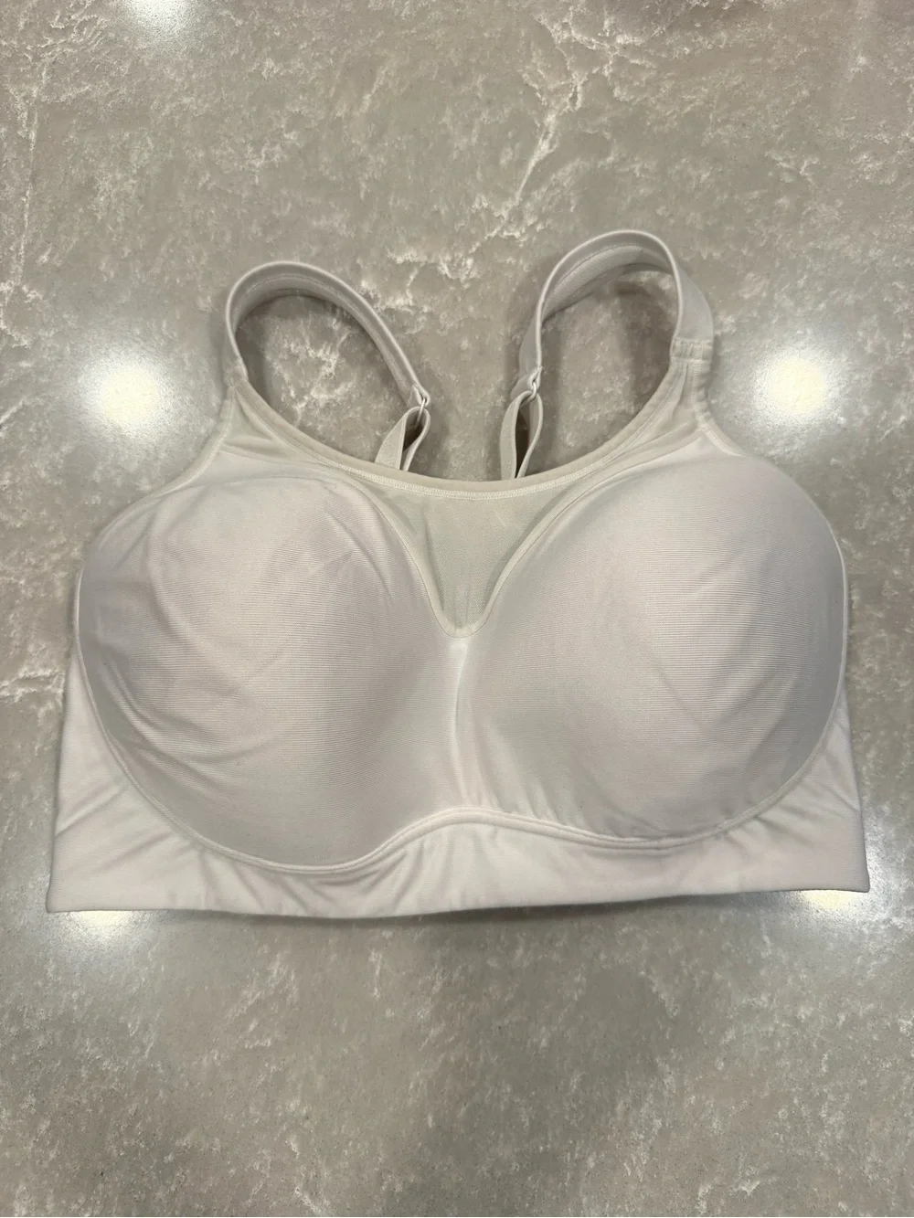 Calia by Carrie Underwood High Impact Sports Bra White 36DD Racerback - Picture 1 of 5
